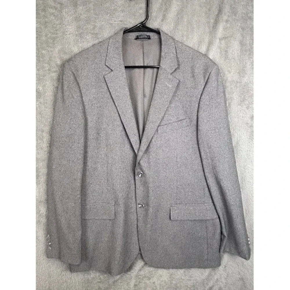 Buffalo David Bitton Mens Gray Wool‎ Blend Blazer Jacket Size 42R